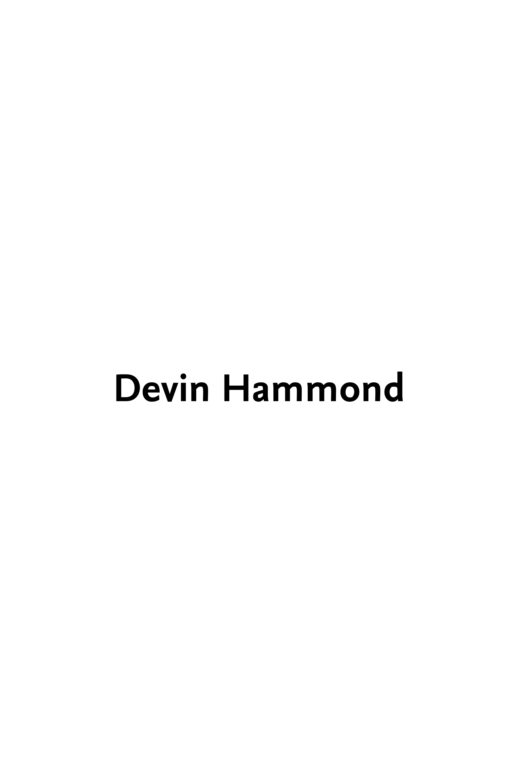 DEVIN HAMMOND
