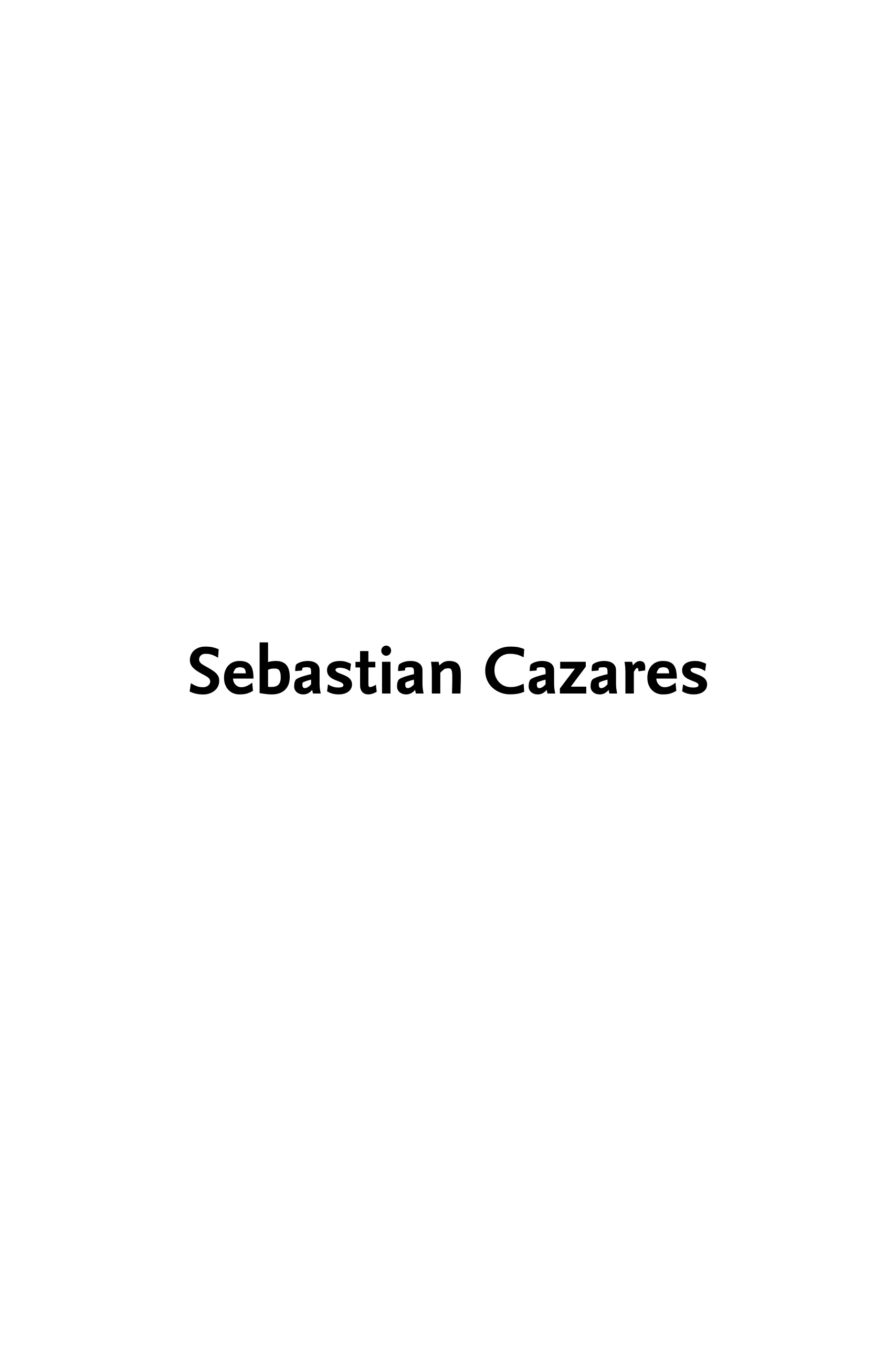 SEBASTIAN CAZARES