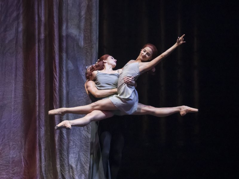 Dancers Leaping