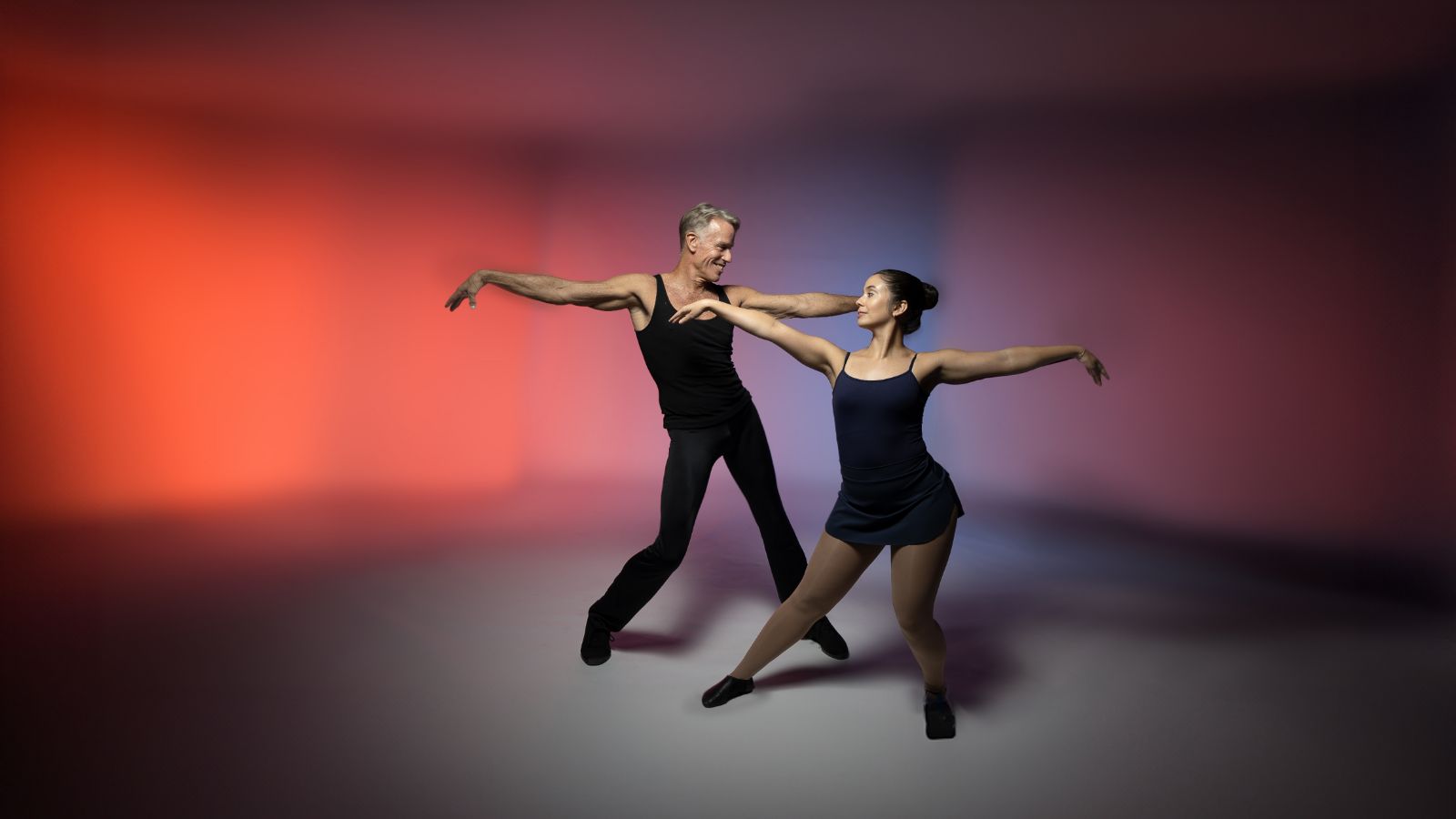 Man and Women in Fitness Dance Class